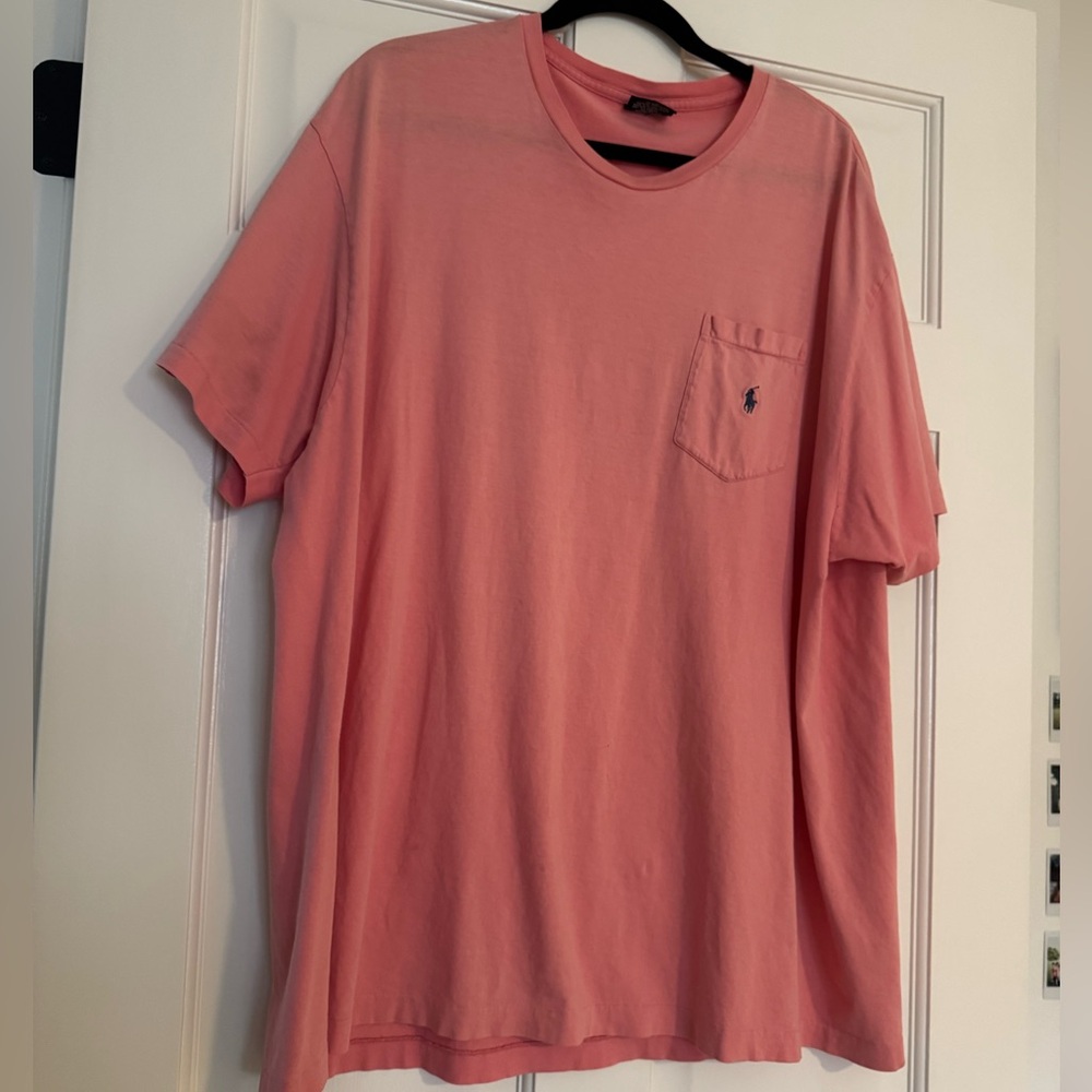 Ralph Lauren Men's Coral Short Sleeve Tee